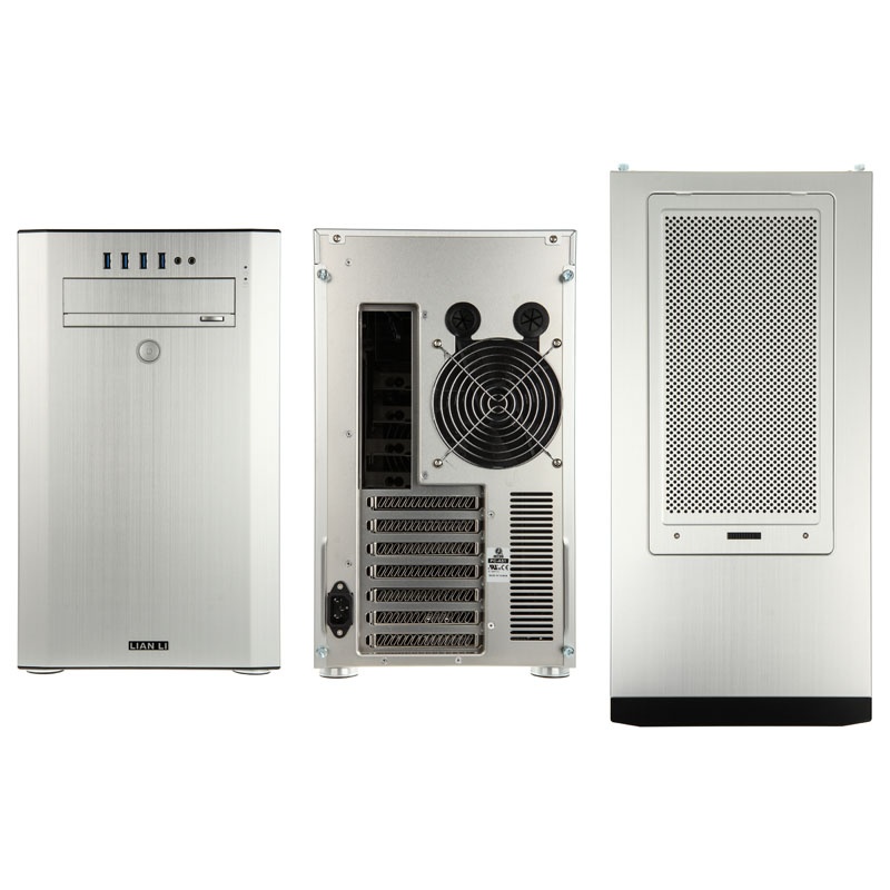 Lian Li PC-A51A Midi-Tower, silver - silenced