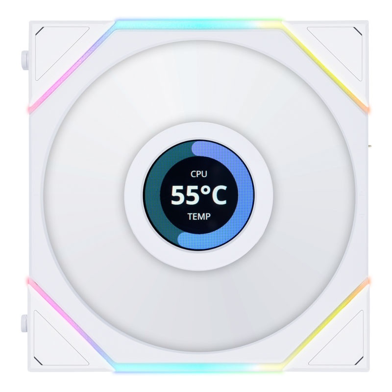 Lian Li UNI FAN TL LCD Series fan - 120mm, white - B-Grade
