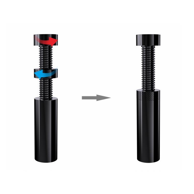 Liquid.cool Midi Telescopic Aluminium Graphics Card Weight Support - Black