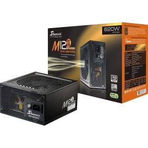 Seasonic M12-II EVO 620W 80+ Bronze Certified PSU Jap Caps Fully Mod BBFan T2450