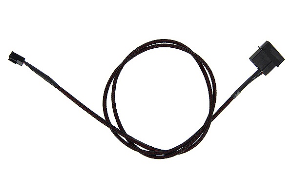ModmyToys Adapter 3-Pin Female to 4-Pin Socket 90cm - black
