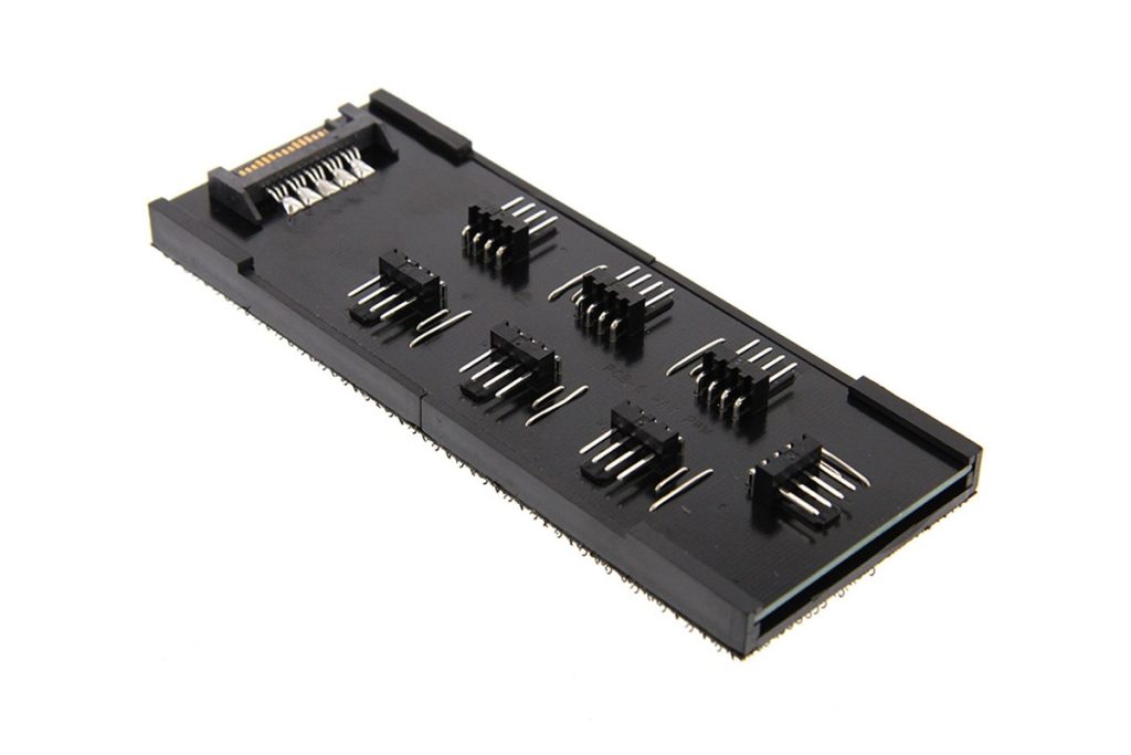 ModMyToys SATA/4Pin PWM Power Distribution PCB 6x 4Pin PWM Splitter ...