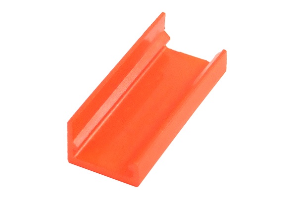Mod/smart SATA Power Connector end cap for 90- 16Pin - UV-reactive brite orange