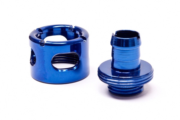 Monsoon 16/10mm (ID 3/8 OD 5/8) compression fitting - Blue