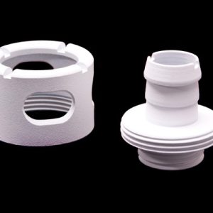 Monsoon 16/10mm (ID 3/8 OD 5/8) compression fitting - White