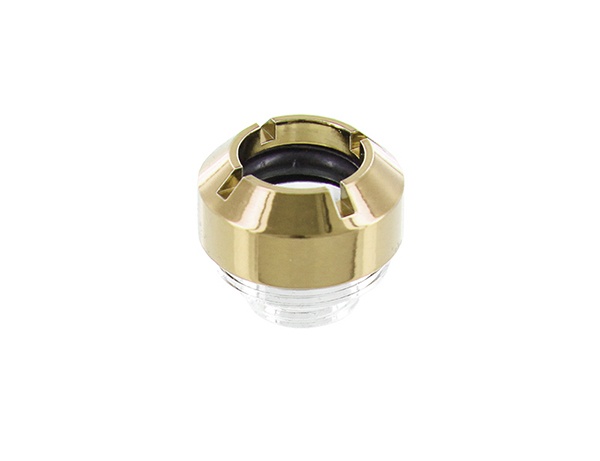 Monsoon Hardline 13 / 10mm (ID 3/8 OD 1/2) compression fitting Sixpack - Economy Gold