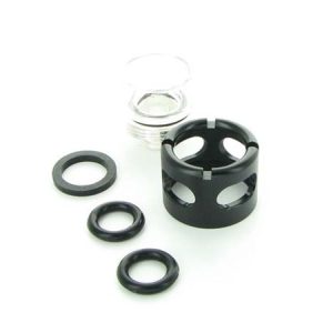 Monsoon Hardline 13/10mm (ID 3/8 OD 1/2) compression fitting - Matte Black