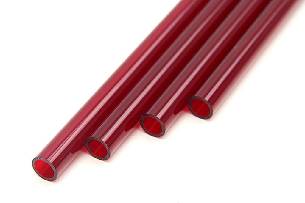 Monsoon PETG Tubing 13/10mm (ID 3/8 OD 1/2) 4x90cm - Red