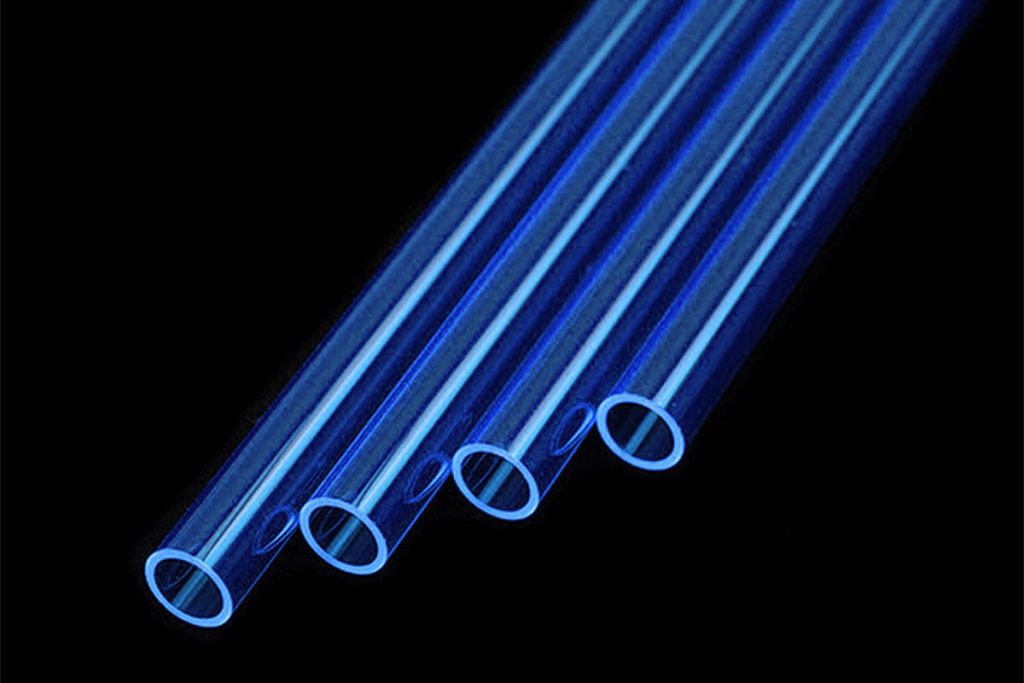 Monsoon PETG Tubing 16/12mm (ID 1/2 OD 5/8) 4x90cm - UV Blue