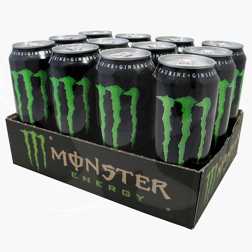 Monster Energy Drink - 12x 500ml Crate