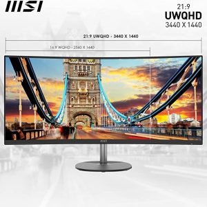 MSI 34inch UWQHD Curved MNT