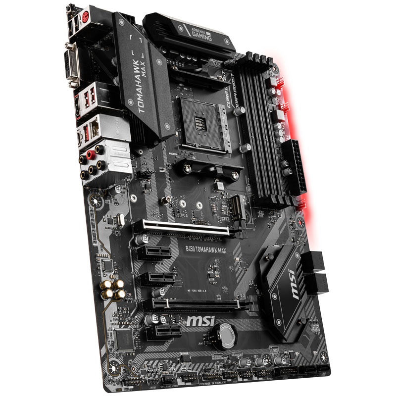 MSI B450 Tomahawk Max, AMD B450 motherboard, socket AM4