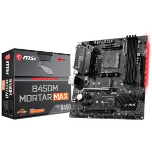 MSI B450M Mortar Max, AMD B450 motherboard, socket AM4