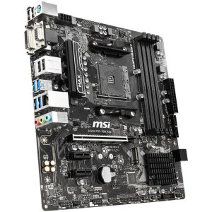 MSI B450M Pro-VDH Max, AMD B450 mainboard, socket AM4