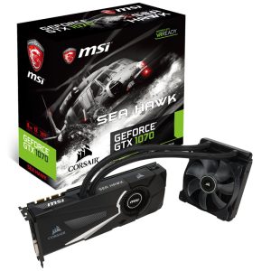 MSI GeForce GTX 1070 Sea Hawk X, 8192 B GDDR5