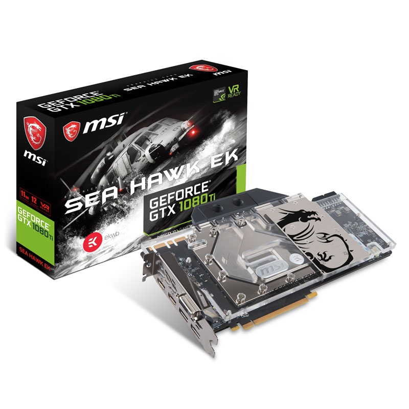 MSI GeForce GTX 1080 Ti Sea Hawk EK X, 11264 MB GDDR5X