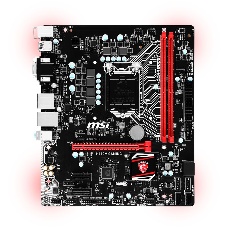 MSI H110M gaming, Intel H110 Mainboard - Socket 1151
