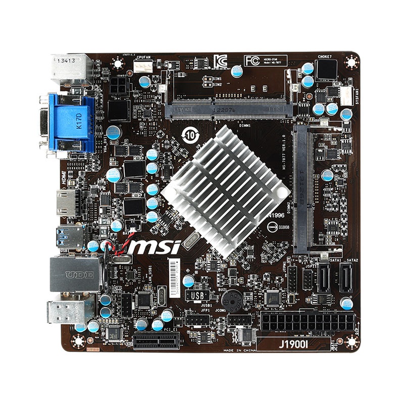 MSI J1900I, Intel SoC Motherboard - Intel Celeron J1900