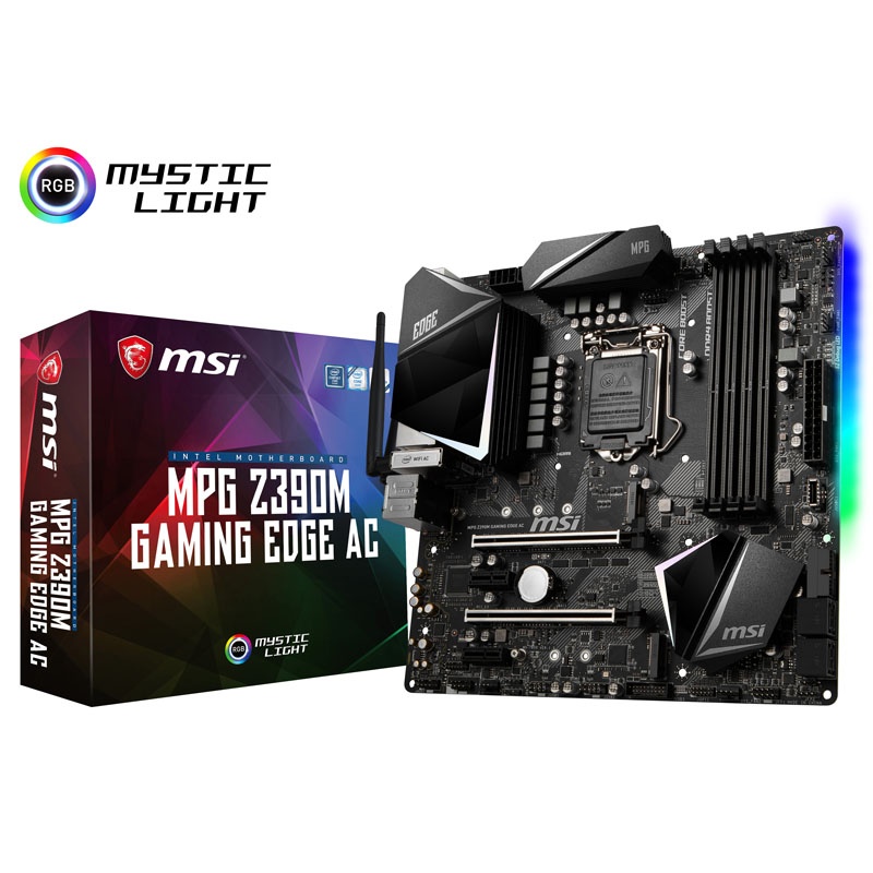 MSI MPG Z390M Gaming Edge AC, Intel Z390 Motherboard - Socket 1151