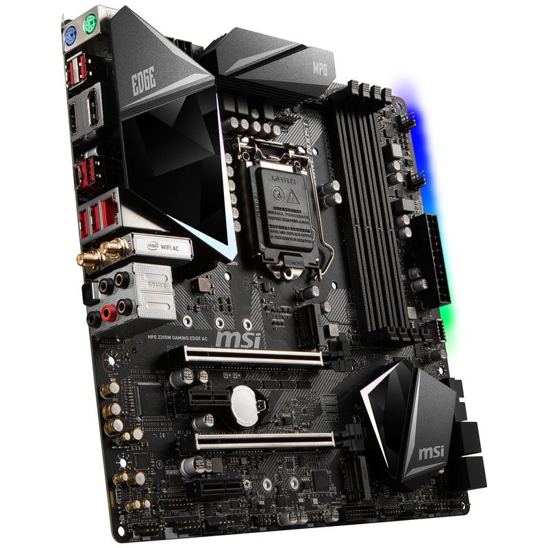MSI MPG Z390M Gaming Edge AC, Intel Z390 Motherboard - Socket 1151