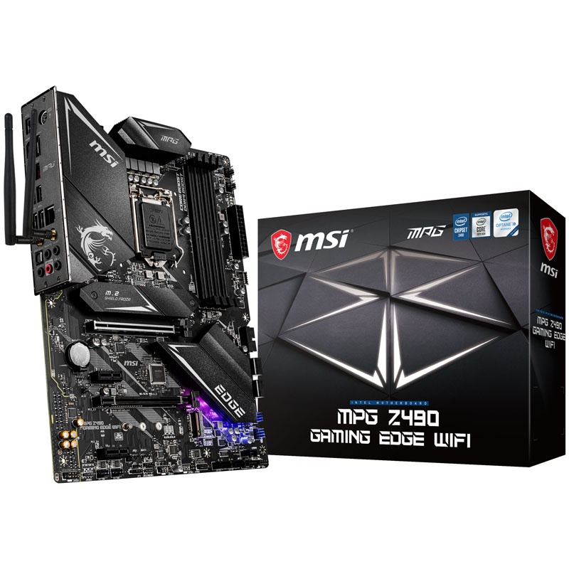 MSI MPG Z490 Gaming Edge WiFi, Intel Z490 motherboard - socket 1200