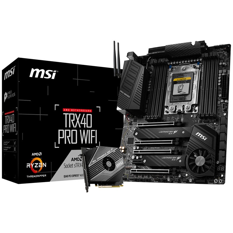 MSI TRX40 Pro WiFi, AMD TRX40 mainboard - socket sTRX4