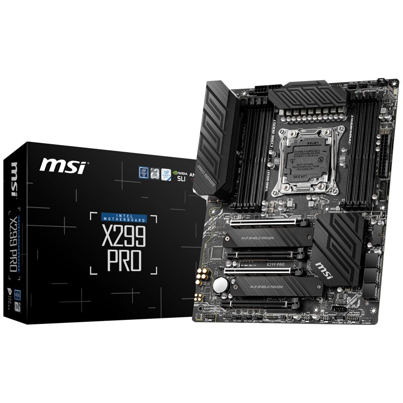 MSI X299 PRO, Intel X299 motherboard - socket 2066
