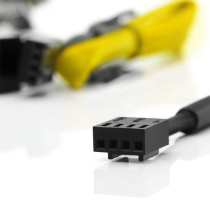 Noctua NA-SEC1 chromax.yellow fan extension cable set - yellow, 30 cm