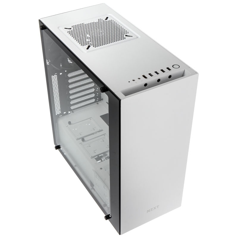 NZXT S340 Elite Matte White Mid Tower Case