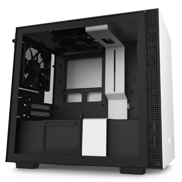 NZXT H210 Matte White / Black Mini-ITX Tower Case