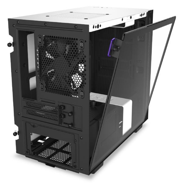 NZXT H210 Matte White / Black Mini-ITX Tower Case
