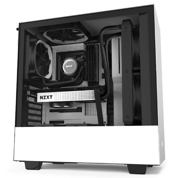 NZXT H510 Elite Matte White / Black Mid Tower Case