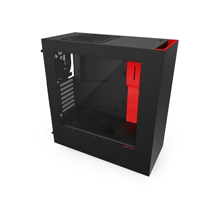 NZXT S340 Black/Red Mid Tower Case