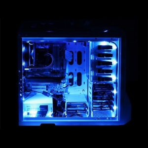 NZXT Sleeved LED Kit 1 Meter Blue
