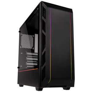 PHANTEKS Eclipse P350X Midi Tower, Tempered Glass - Digital RGB, Black / White