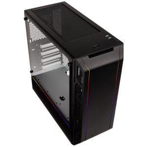 PHANTEKS Eclipse P350X Midi Tower, Tempered Glass - Digital RGB, Black / White