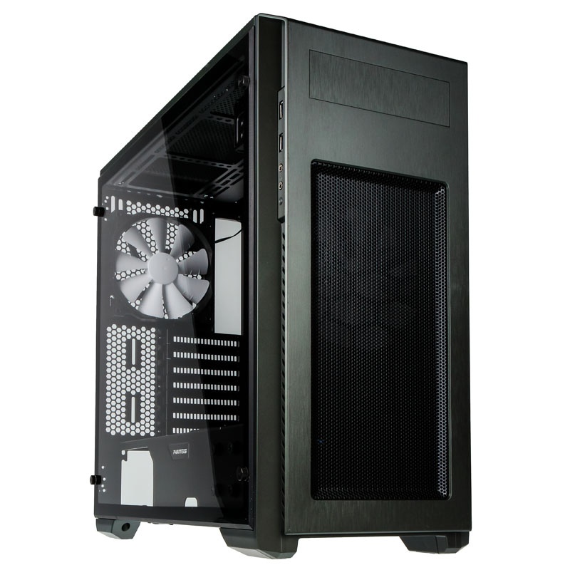Phanteks Enthoo Pro M Midi-Tower - titanium green Acrylic Window