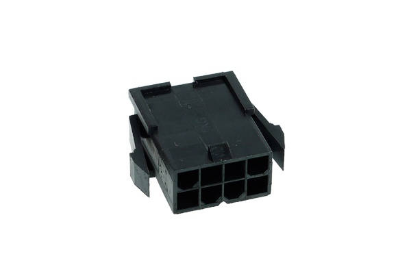 Phobya ATX Power Connector 4+4Pin female inc. 8 Pins - Black : image 3