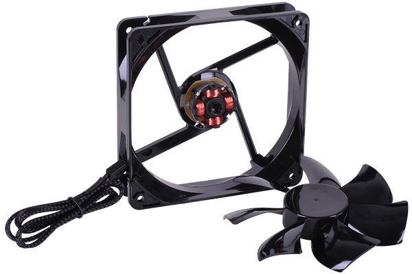 Phobya G-Silent 12 1600rpm Black Silent Edition ( 120x120x25mm )