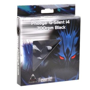 Phobya G-Silent 14 700rpm Black Silent Edition ( 140x140x25mm )