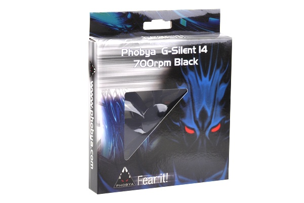Phobya G-Silent 14 700rpm Black Silent Edition ( 140x140x25mm )
