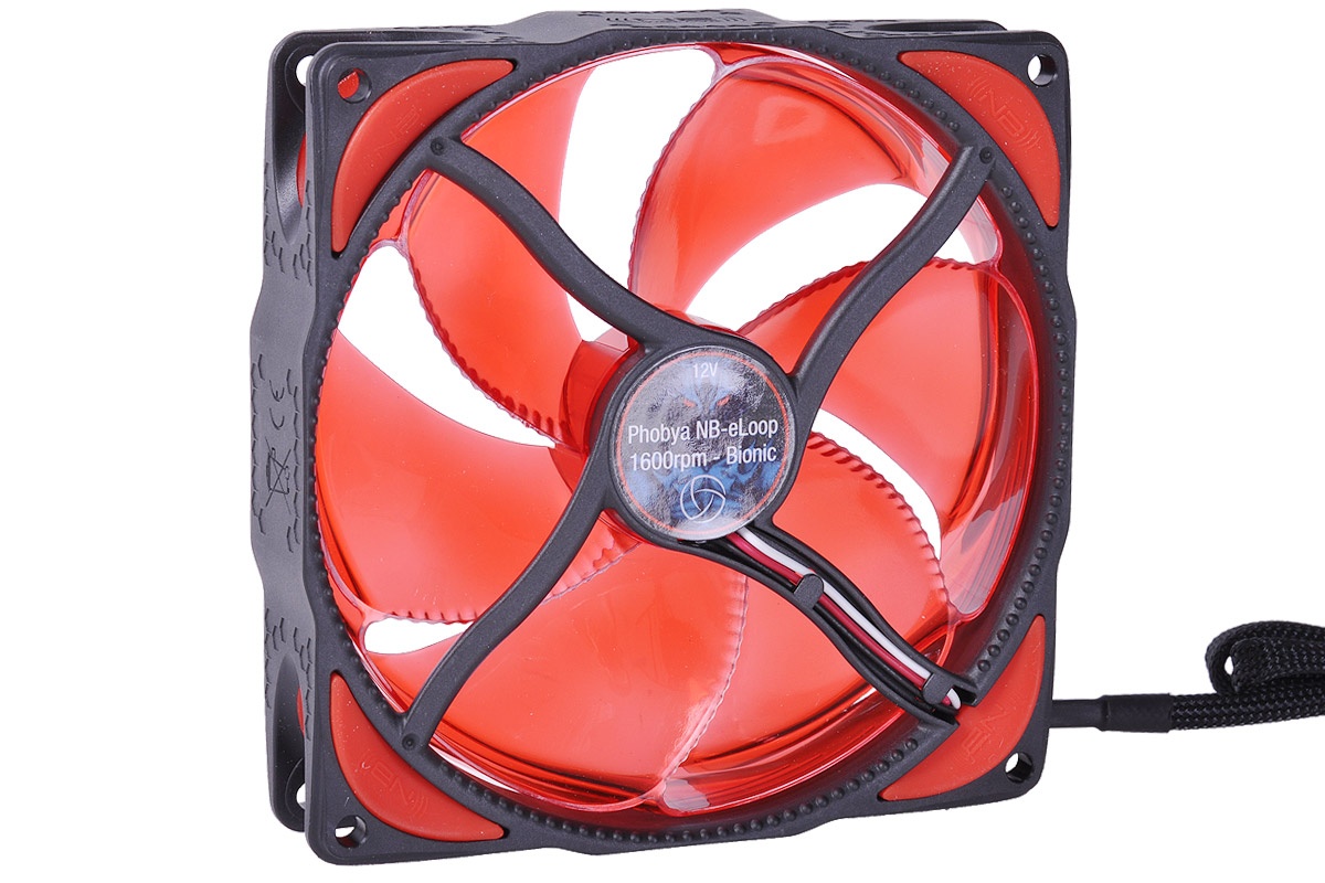 Phobya NB-ELOOP 1600rpm - Bionic Fan (120x120x25mm) - Watercooling UK