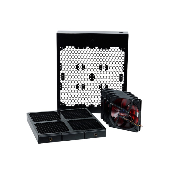 Phobya NOVA Xtreme Bundle with 4x G-Silent 18 Fans / Radiator Grill and Cover