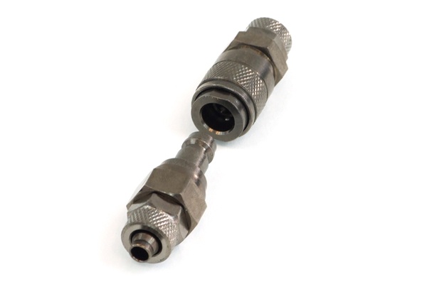 Phobya quick release coupling 8/6mm - black nickel
