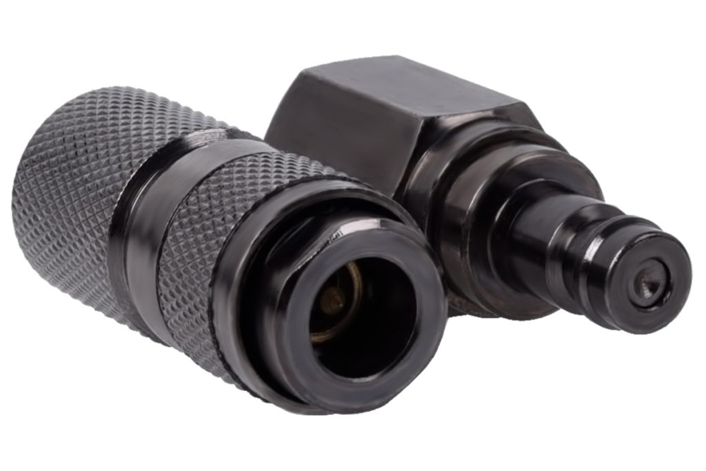 Phobya quick release coupling kit G1/4 - black nickel