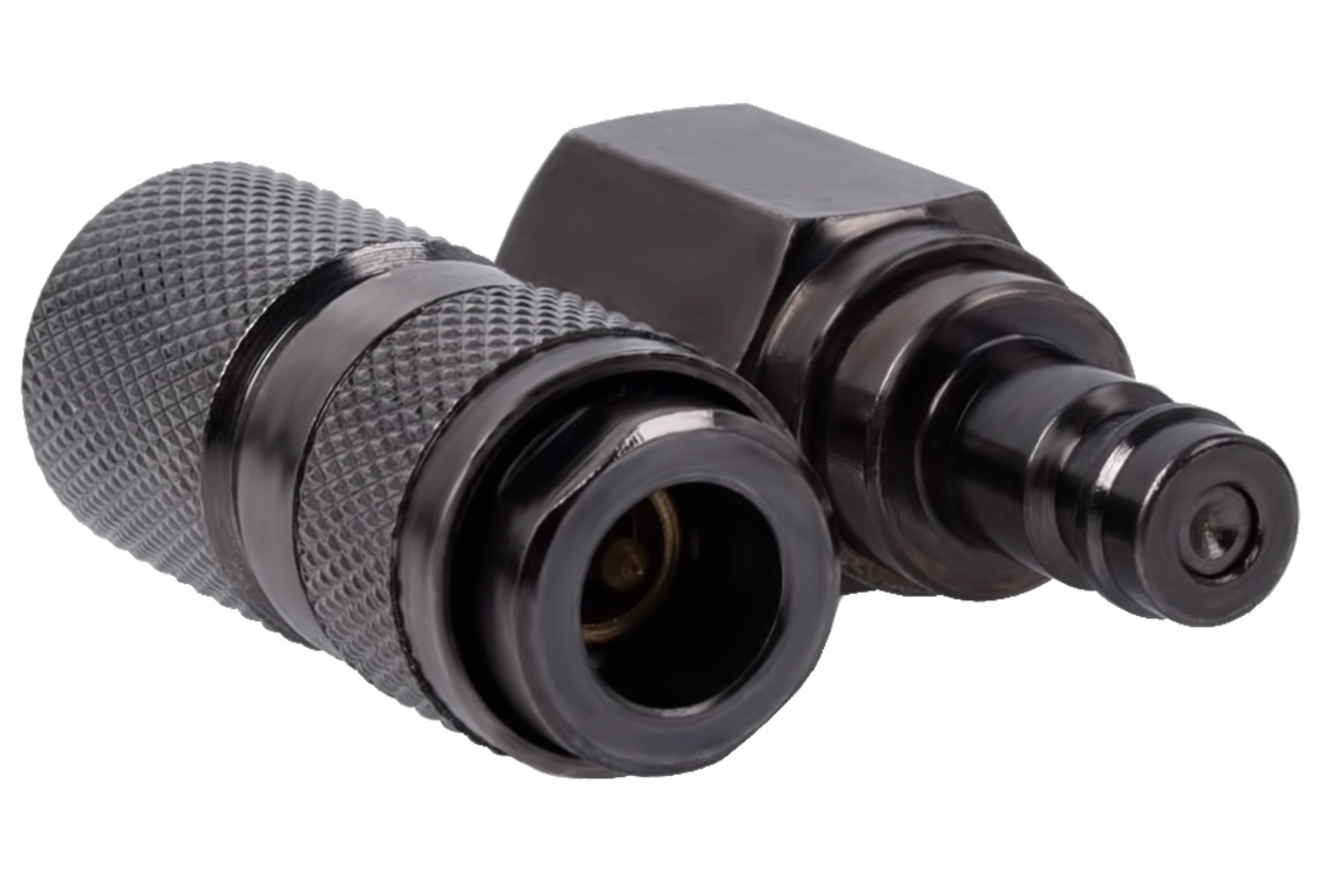 Phobya quick release coupling kit G1/4 - black nickel