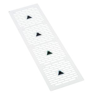 Phobya radiator grill quad (480) - Bricky - white