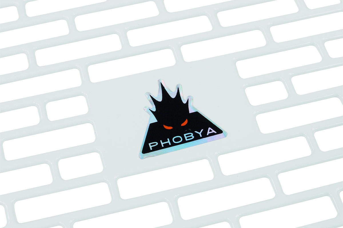 Phobya radiator grill quad (480) - Bricky - white