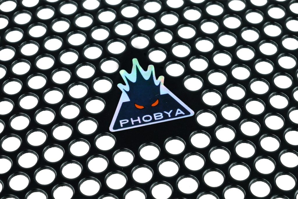 Phobya radiator grill single (140) - Hole Series - black