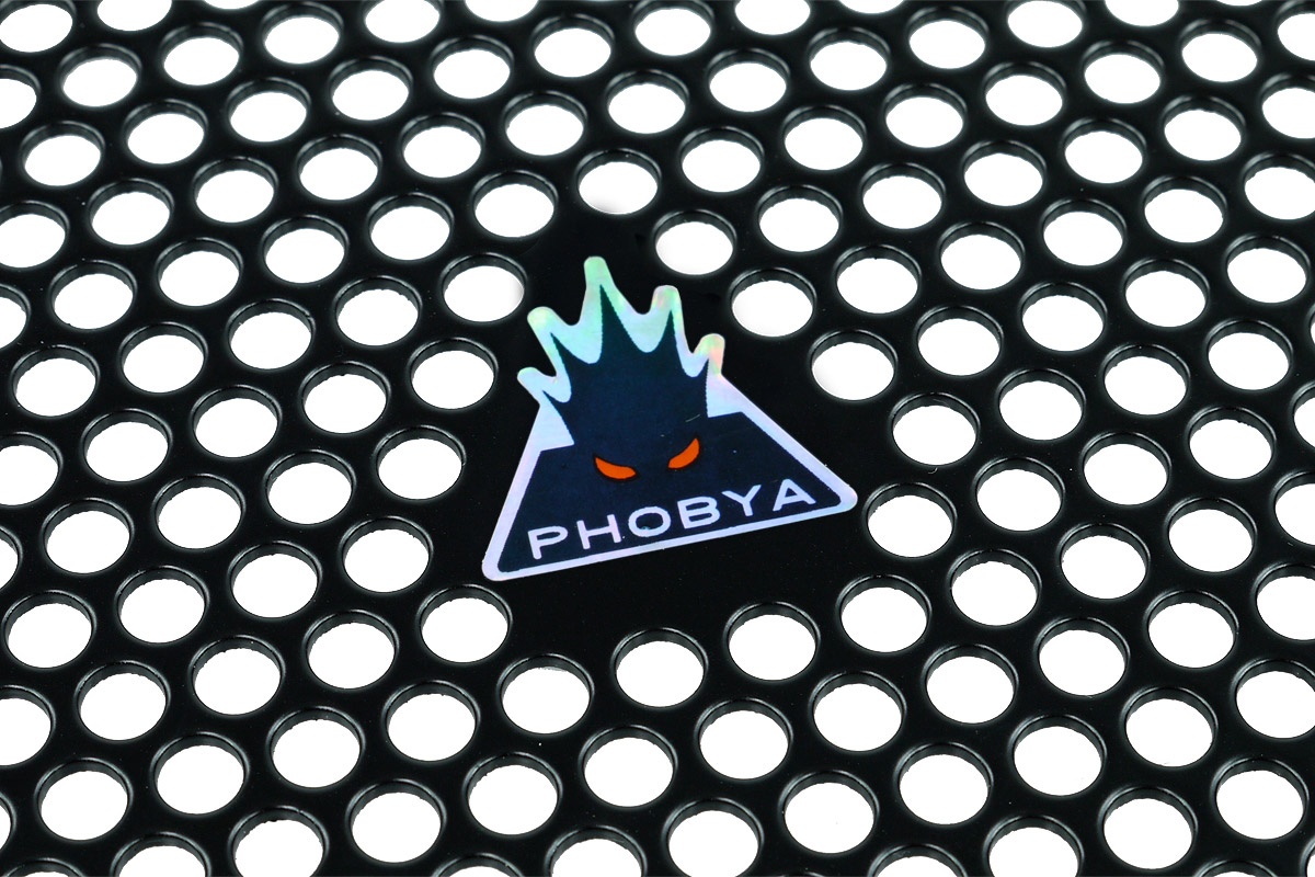 Phobya radiator grill single (140) - Hole Series - black